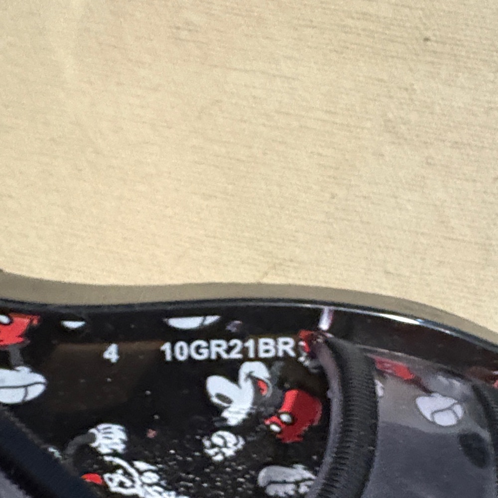 Mini Melissa Disney Mickey Mouse Kids Sandals - Black and Red - Picture 6 of 6